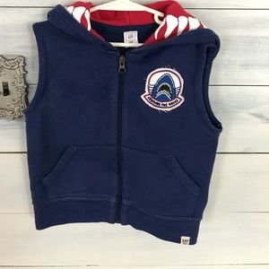 GAP Shark Beachcomber Hoodie 4T